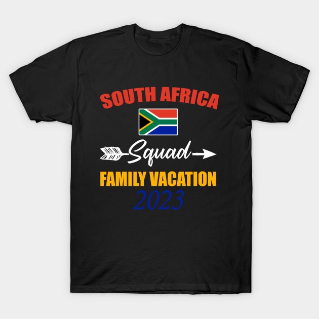 South African Squad Vacation T-Shirt by alzo